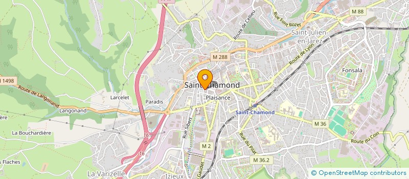 localisation de l'entreprise ARRYM à SAINT-CHAMOND
