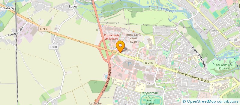 localisation de l'entreprise ARS'1 à ARRAS