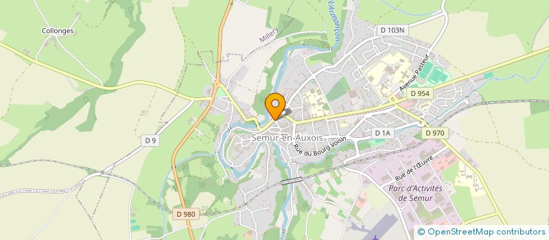 localisation de l'entreprise ARS à SEMUR-EN-AUXOIS