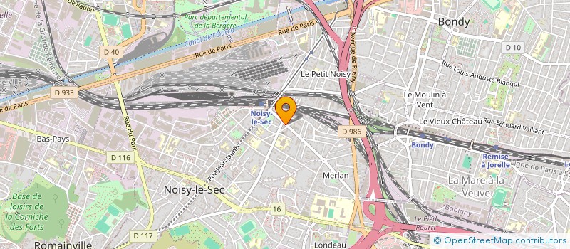 localisation de l'entreprise ARS à NOISY-LE-SEC
