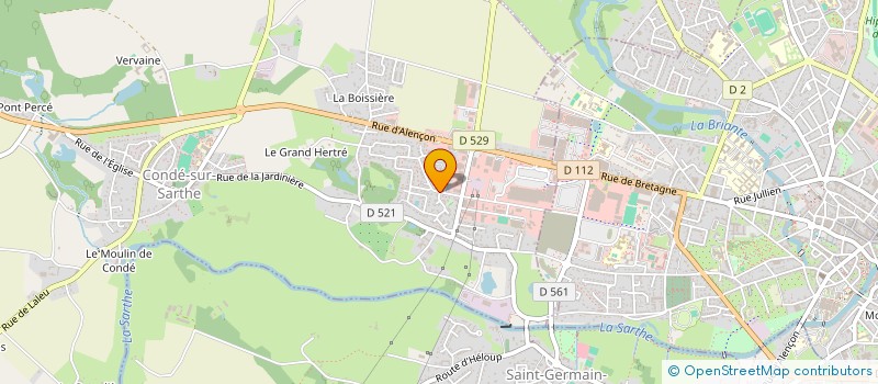 localisation de l'entreprise ARS à CONDE-SUR-SARTHE