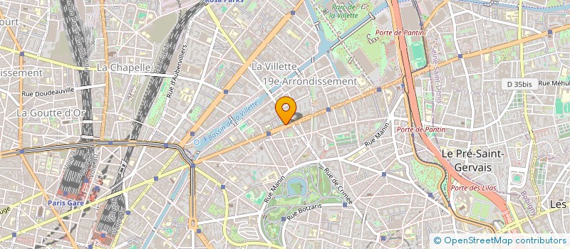 localisation de l'entreprise ARS  PARIS