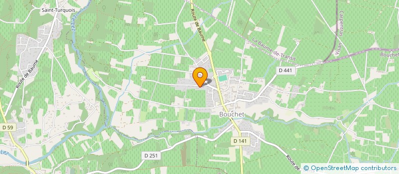 localisation de l'entreprise ARS  BOUCHET