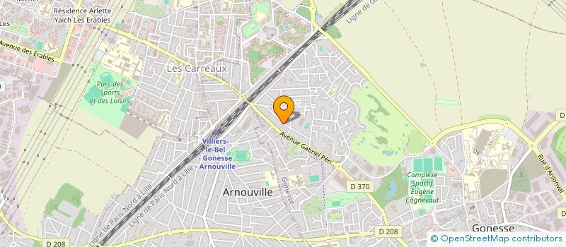 localisation de l'entreprise ARS  GONESSE