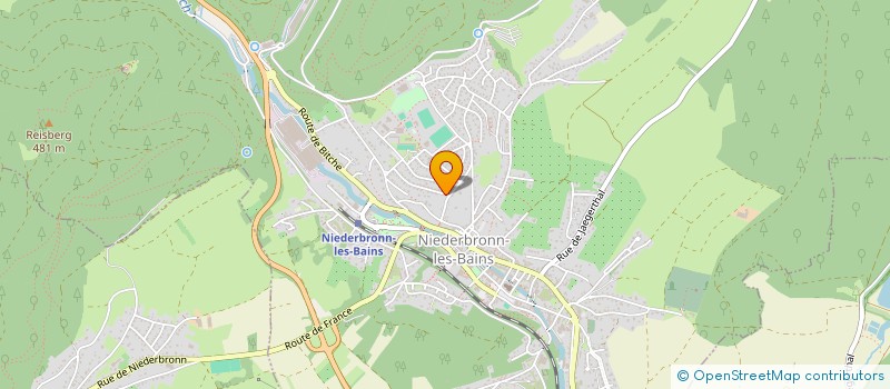 localisation de l'entreprise ARS - ARTIS  NIEDERBRONN-LES-BAINS