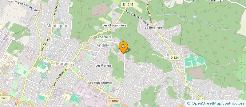 localisation de l'entreprise ARS BATIMENT à ANDILLY