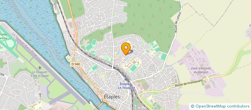 localisation de l'entreprise ARS BATIMENT à ETAPLES