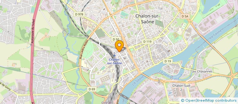 localisation de l'entreprise ARS BURGUNDIAE à CHALON-SUR-SAONE