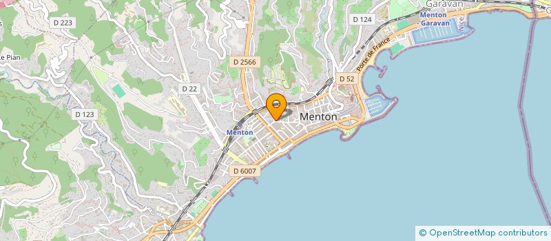 localisation de l'entreprise ARS CELARE ARTEM  MENTON