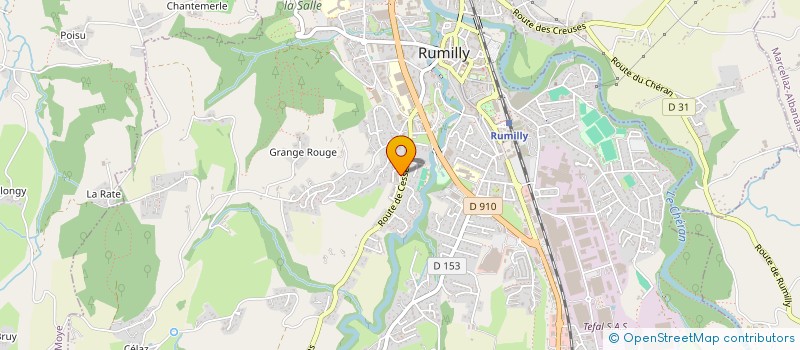 localisation de l'entreprise ARS-CLASSICAL  RUMILLY