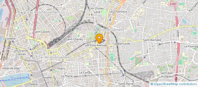 localisation de l'entreprise ARS' COM à MARSEILLE