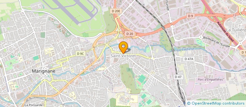 localisation de l'entreprise ARS CONCEPT  SAINT-VICTORET