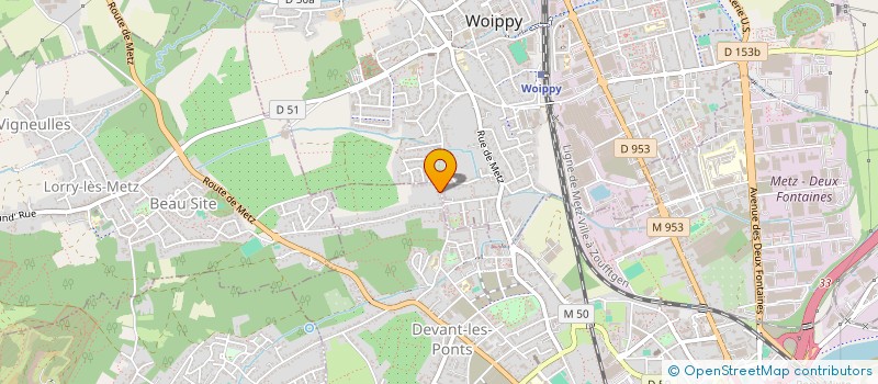 localisation de l'entreprise ARS CONSTRUCTION  METZ