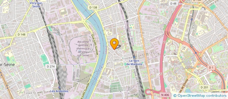 localisation de l'entreprise ARS CONSTRUCTIONS  ALFORTVILLE