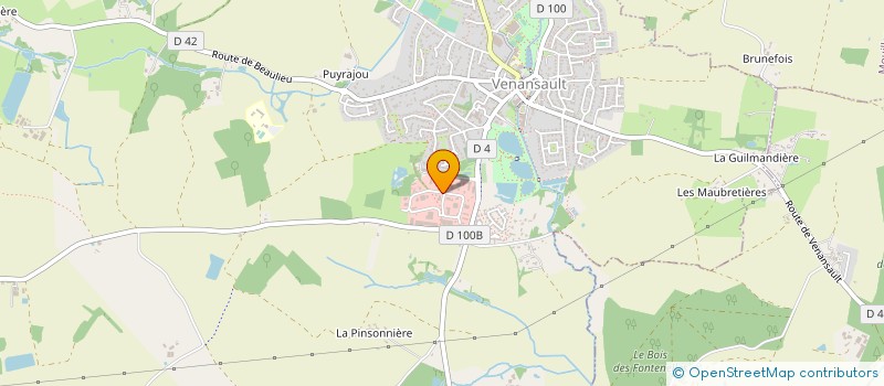 localisation de l'entreprise ARS ENERGIE 85 à VENANSAULT
