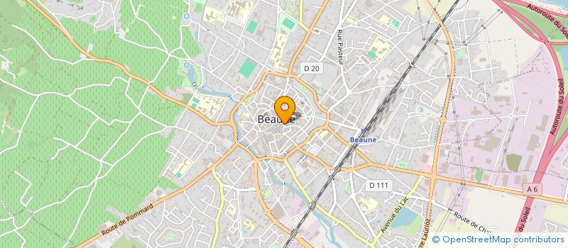 localisation de l'entreprise ARS ESSENTIA  BEAUNE