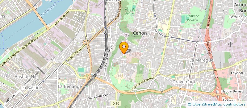 localisation de l'entreprise ARS GALLICA à CENON