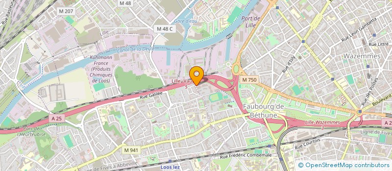 localisation de l'entreprise ARS GROUPE - TOIT9  LILLE