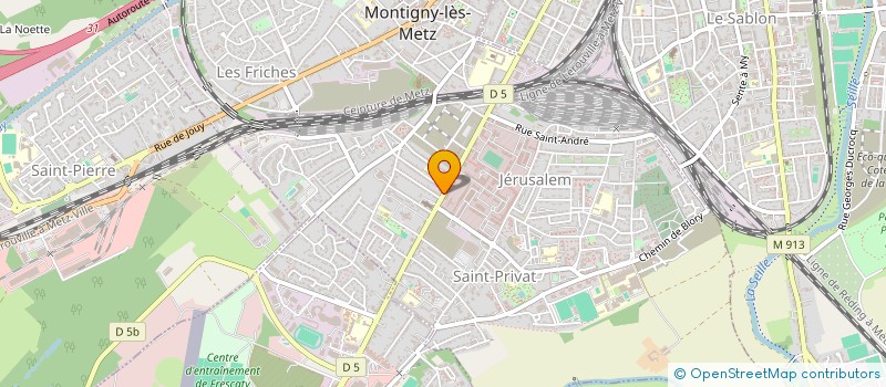 localisation de l'entreprise ARS HABITAT à MONTIGNY-LES-METZ