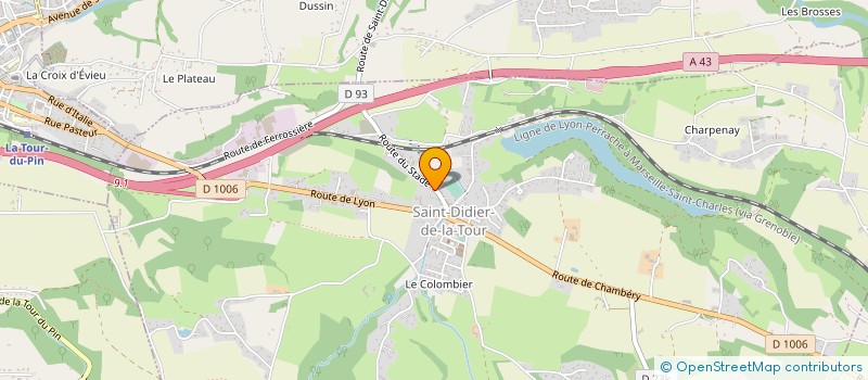 localisation de l'entreprise ARS LOCATION  SAINT-DIDIER-DE-LA-TOUR