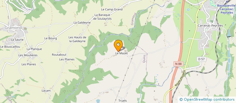 localisation de l'entreprise ARS MEMORIA STUDIO  QUINS