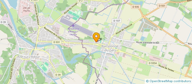 localisation de l'entreprise ARS MONTARDON  BARCELONNE-DU-GERS