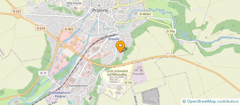 localisation de l'entreprise ARS PATRIMOINE  PROVINS