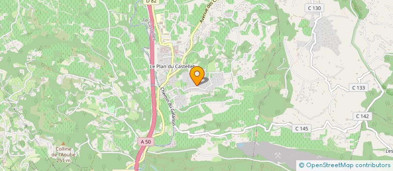 localisation de l'entreprise ARS PRIMEURS  LE CASTELLET