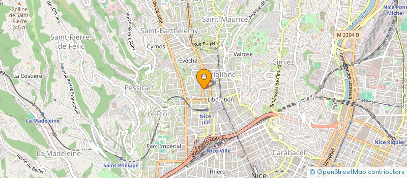 localisation de l'entreprise ARS REALISATION à NICE