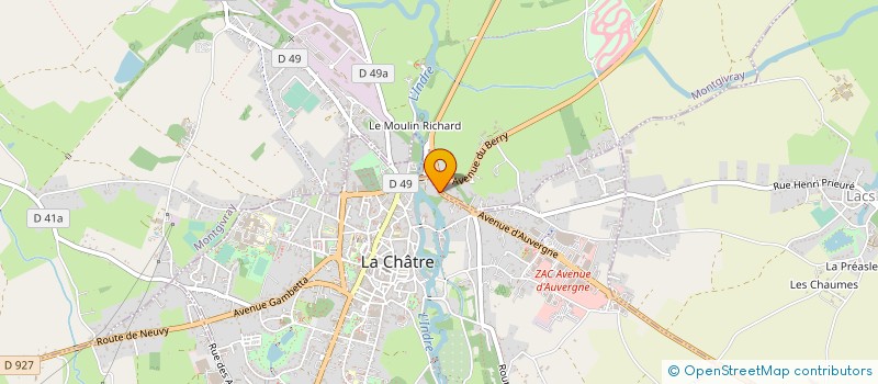 localisation de l'entreprise ARS STAND DE TIR à LA CHATRE