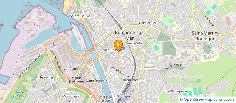 localisation de l'entreprise ARS TERRA à BOULOGNE-SUR-MER