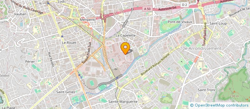 localisation de l'entreprise ARS TRADING à MARSEILLE