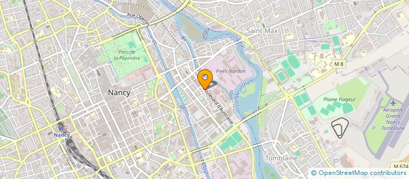 localisation de l'entreprise ARS UPIL à NANCY