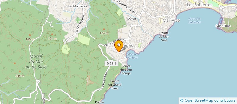 localisation de l'entreprise ARS VERO à LA SEYNE-SUR-MER