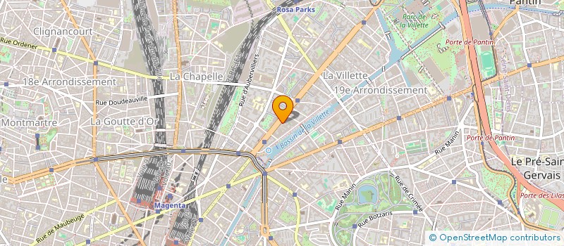 localisation de l'entreprise ARS VIVENDI  PARIS