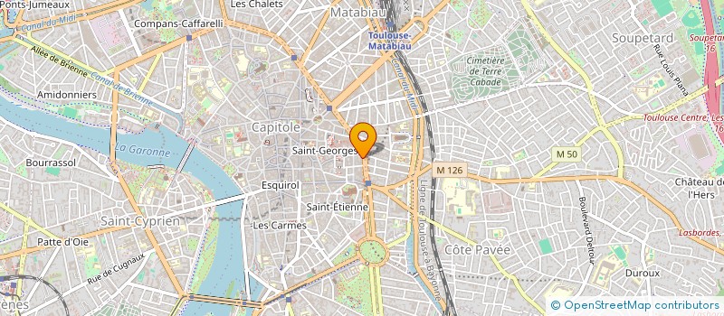 localisation de l'entreprise ARS VIVENDI DECORATION à TOULOUSE