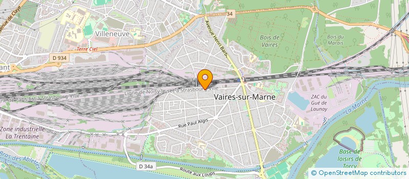localisation de l'entreprise ARS25  VAIRES-SUR-MARNE