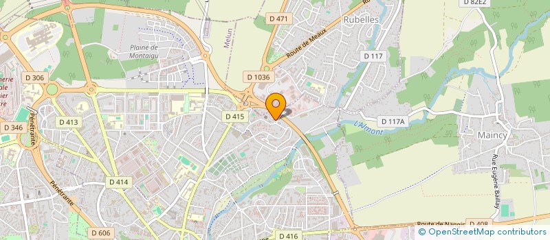 localisation de l'entreprise ARSA  MELUN