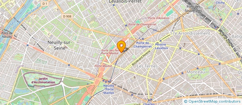 localisation de l'entreprise ARSA  PARIS 17