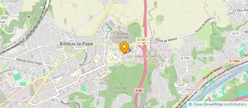 localisation de l'entreprise ARSA CONTRECOLLAGE  RILLIEUX-LA-PAPE