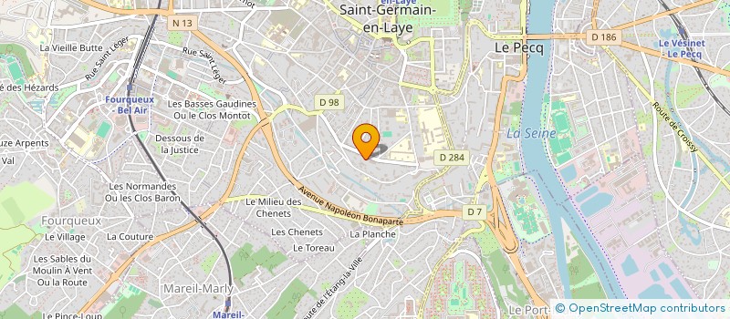 localisation de l'entreprise ARSAC 2J  SAINT-GERMAIN-EN-LAYE