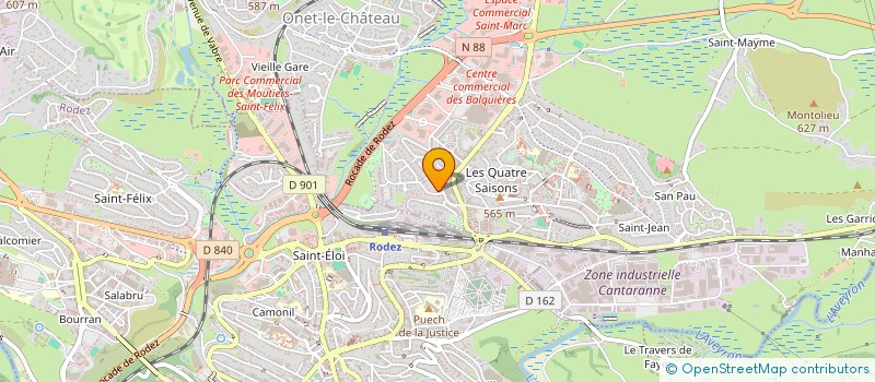 localisation de l'entreprise ARSAC BOIS  TREMOUILLES