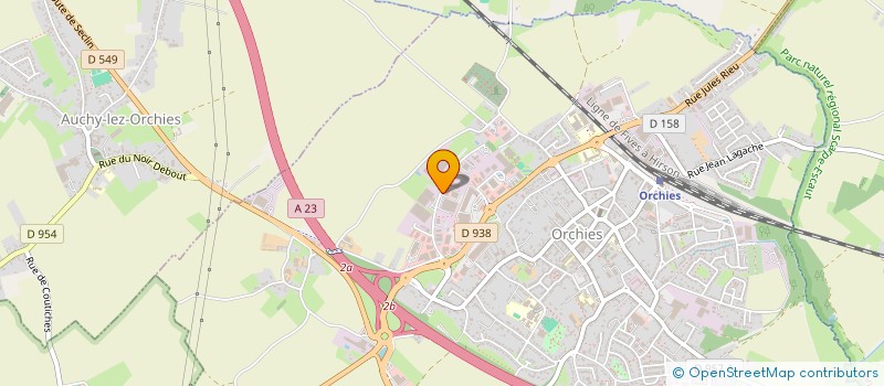 localisation de l'entreprise ARSAL  ORCHIES