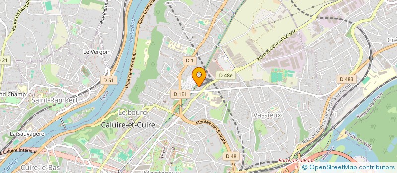 localisation de l'entreprise ARSALAC HOLDING  CALUIRE-ET-CUIRE