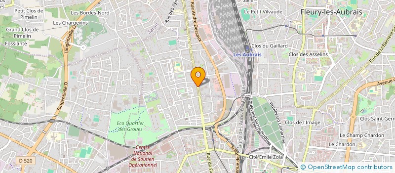 localisation de l'entreprise ARSAM à ORLEANS