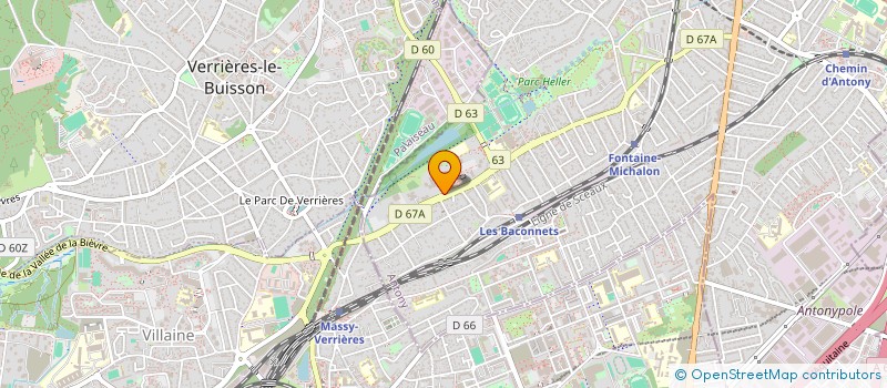 localisation de l'entreprise ARSAM SARL à ANTONY