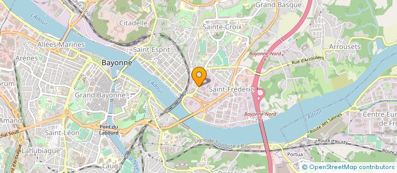 localisation de l'entreprise ARSAN à BAYONNE