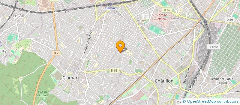 localisation de l'entreprise ARSANYAN IMMO  CHATILLON