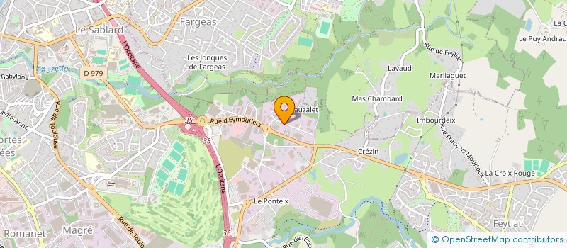 localisation de l'entreprise ARSATIS à FEYTIAT