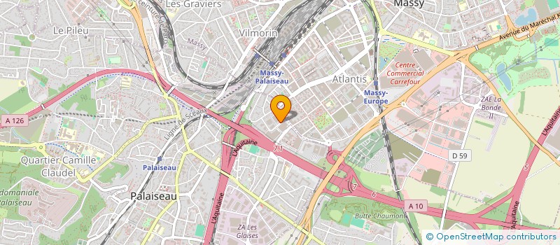 localisation de l'entreprise ARSAUDI GROUP à PALAISEAU